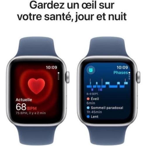 Apple - Apple Watch SE OLED 44 mm Digital 368 x 448 Pixeles Pantalla táctil 4G Plata Wifi GPS (satélite) - Nuevo