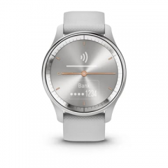 Garmin - Garmin vivomove Trend LCD 40 mm Híbrido 254 x 346 Pixeles Pantalla táctil Plata GPS (satélite) - Nuevo