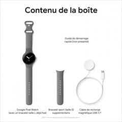 Google - Google Pixel Watch AMOLED 41 mm Pantalla táctil digital Plata Wifi GPS (satélite) - Nuevo