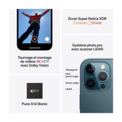 Apple - iPhone 12 Pro 128 GB, dorado, desbloqueado - Nuevo