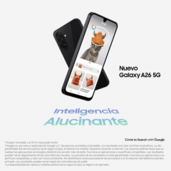 Samsung - Galaxy A26 (5G) 256 GB, negro - Nuevo
