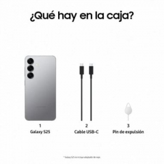 Samsung - Galaxy S25 (5G) 256 GB, plateado - Nuevo