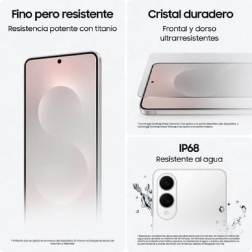 Samsung - Galaxy S25 Edge 5G 512 GB, Titanio Plateado - Nuevo