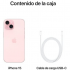 Apple - iPhone 15 (5G) 128 GB, rosa - Nuevo