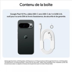 Google - Pixel 10 Pro (5G) 128 GB, Negro volcánico - Nuevo