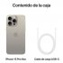 Apple - iPhone 15 Pro Max (5G) 512 GB, titanio natural, desbloqueado - Nuevo