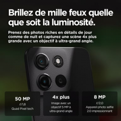 Motorola - Motorola moto g15 power 17,1 cm (6.72") SIM doble Android 15 4G USB Tipo C 8 GB 256 GB 6000 mAh Gris - Nuevo