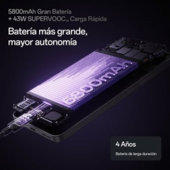 Oppo - OPPO 13 F 5G 16,9 cm (6.67") SIM doble Android 15 USB Tipo C 8 GB 256 GB 5800 mAh Púrpura - Nuevo