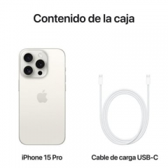 Apple - iPhone 15 Pro 1Tb, blanco titanio - Nuevo