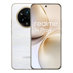 Realme - realme 14 Pro+ 5G 17,4 cm (6.83") SIM doble Android 15 USB Tipo C 12 GB 512 GB 6000 mAh Perlado, Blanco - Nuevo