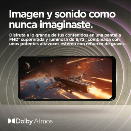 Motorola - Motorola moto g15 17,1 cm (6.72") SIM doble Android 15 4G USB Tipo C 4 GB 128 GB 5200 mAh Gris - Nuevo