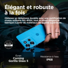 Motorola - Motorola moto g75 5G 17,2 cm (6.78") Ranura híbrida Dual SIM Android 14 USB Tipo C 8 GB 256 GB 5000 mAh Azul - Nuevo