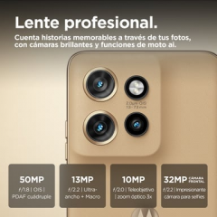 Motorola - Motorola edge 50 Neo 16,1 cm (6.36") SIM doble Android 14 5G USB Tipo C 12 GB 512 GB 4310 mAh Crema de color - Nuevo