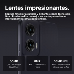 Motorola - Motorola moto G35 5G 17,1 cm (6.72") SIM doble Android 14 USB Tipo C 4 GB 256 GB 5000 mAh Negro - Nuevo