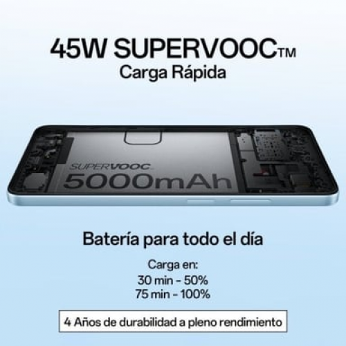 Oppo - OPPO A60 (4G) 256 GB, Púrpura - Nuevo