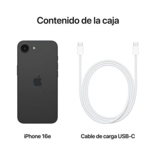Apple - iPhone 16e (5G) 256 Gb, Negro - Nuevo