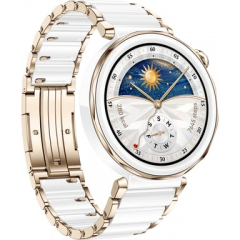 Huawei - Huawei WATCH GT5 Pro 42mm 3,35 cm (1.32") AMOLED Digital 466 x 466 Pixeles Blanco GPS (satélite) - Nuevo