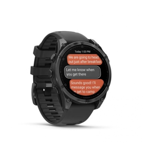 Garmin - Garmin Fenix 8 3,56 cm (1.4") AMOLED 47 mm Digital 454 x 454 Pixeles Pantalla táctil Negro Wifi GPS (satélite) - Nuevo