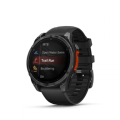 Garmin - Garmin Fenix 8 3,56 cm (1.4") AMOLED 47 mm Digital 454 x 454 Pixeles Pantalla táctil Negro Wifi GPS (satélite) - Nuevo