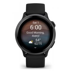 Garmin - Garmin vívoactive 6 3,05 cm (1.2") AMOLED 42 mm Digital 390 x 390 Pixeles Pantalla táctil Negro Wifi GPS (satélite) - Nuevo