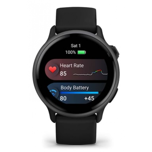 Garmin - Garmin vívoactive 6 3,05 cm (1.2") AMOLED 42 mm Digital 390 x 390 Pixeles Pantalla táctil Negro Wifi GPS (satélite) - Nuevo