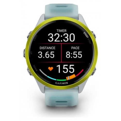 Garmin - Reloj GPS Forerunner 570 47 mm Blanco Amarillo Azul - Nuevo