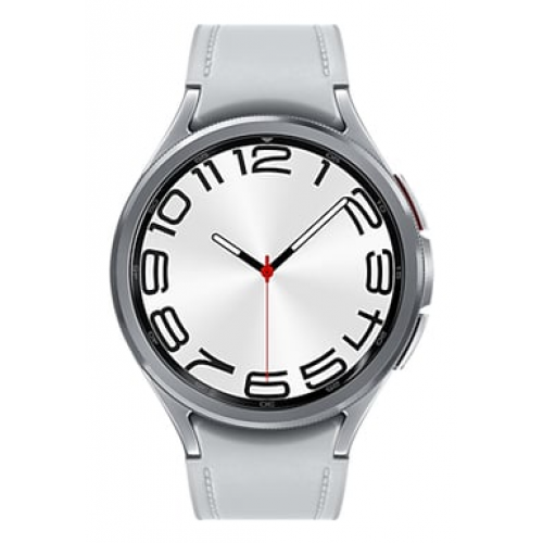 Samsung - Samsung Galaxy Watch6 Classic 3,81 cm (1.5") OLED 47 mm Digital 480 x 480 Pixeles Pantalla táctil 4G Plata Wifi GPS (satélite) - Nuevo