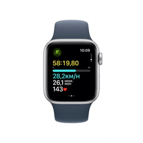 Apple - Apple Watch SE OLED 40 mm Digital 324 x 394 Pixeles Pantalla táctil 4G Plata Wifi GPS (satélite) - Nuevo