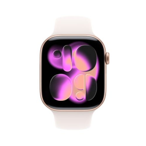 Apple - Apple Watch Series 11 OLED 46 mm Digital 416 x 496 Pixeles Pantalla táctil 5G Oro rosa Wifi GPS (satélite) - Nuevo