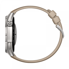 Huawei - Watch GT6 Pro GPS - Caja de titanio plateado de 46 mm con correa de tela tejida, marrón - Nuevo