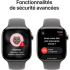 Apple - Watch Series 11 (2025) GPS + Cellular, caja de titanio natural de 46 mm con correa deportiva, gris - M/L - Nuevo