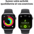 Apple - Watch Series 11 (2025) GPS + Cellular - Caja de aluminio gris espacial de 42 mm con correa deportiva, color negro - S/M - Nuevo