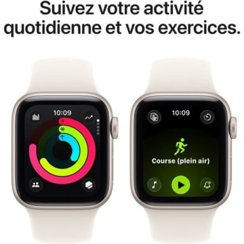 Apple - Apple Watch SE (3nd generation) OLED 40 mm Digital 324 x 394 Pixeles Pantalla táctil 5G Beige Wifi GPS (satélite) - Nuevo