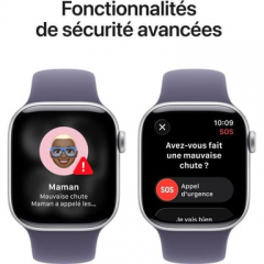 Apple - Apple Watch Series 11 OLED 42 mm Digital 374 x 446 Pixeles Pantalla táctil Plata Wifi GPS (satélite) - Nuevo