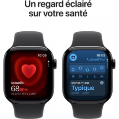 Apple - Apple Watch Series 11 OLED 42 mm Digital 374 x 446 Pixeles Pantalla táctil 5G Negro Wifi GPS (satélite) - Nuevo