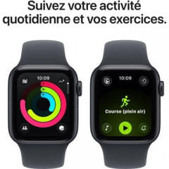 Apple - Apple Watch SE (3nd generation) OLED 40 mm Digital 324 x 394 Pixeles Pantalla táctil 5G Negro Wifi GPS (satélite) - Nuevo