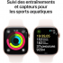 Apple - Apple Watch Series 10 OLED 46 mm Digital 416 x 496 Pixeles Pantalla táctil Oro rosa Wifi GPS (satélite) - Nuevo