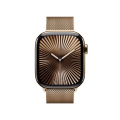 Apple - Apple Watch Series 10 OLED 42 mm Digital 374 x 446 Pixeles Pantalla táctil 4G Oro Wifi GPS (satélite) - Nuevo