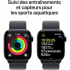 Apple - Apple Watch Series 10 OLED 42 mm Digital 374 x 446 Pixeles Pantalla táctil Negro Wifi GPS (satélite) - Nuevo