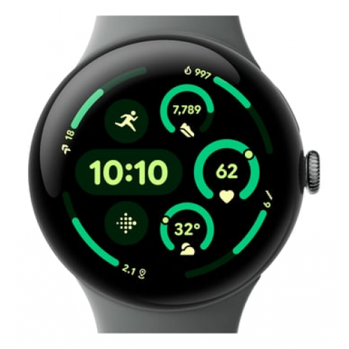 Google - Google Pixel Watch 3 AMOLED 45 mm Digital Pantalla táctil 4G Gris Wifi GPS (satélite) - Nuevo