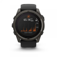 Garmin - Garmin fenix 8 3,56 cm (1.4") 51 mm Digital 280 x 280 Pixeles Pantalla táctil Titanio Wifi GPS (satélite) - Nuevo