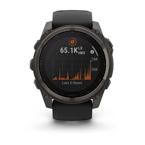 Garmin - Garmin fenix 8 3,56 cm (1.4") 51 mm Digital 280 x 280 Pixeles Pantalla táctil Titanio Wifi GPS (satélite) - Nuevo