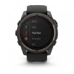 Garmin - Garmin fenix 8 3,56 cm (1.4") 51 mm Digital 280 x 280 Pixeles Pantalla táctil Titanio Wifi GPS (satélite) - Nuevo