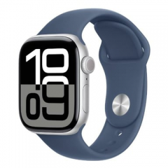 Apple - Apple Watch Series 10 OLED 46 mm Digital 416 x 496 Pixeles Pantalla táctil 4G Plata Wifi GPS (satélite) - Nuevo