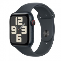 Apple - Apple Watch SE OLED 44 mm Digital 368 x 448 Pixeles Pantalla táctil 4G Negro Wifi GPS (satélite) - Nuevo