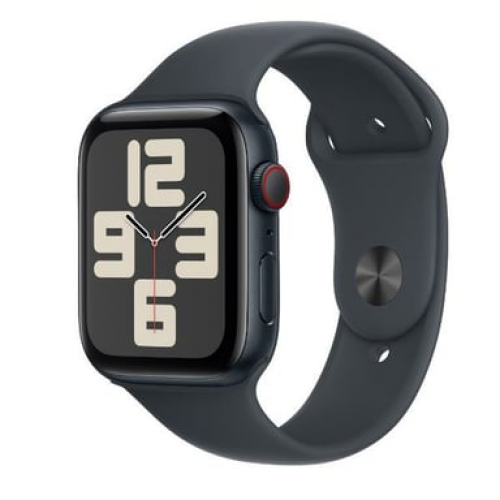 Apple - Apple Watch SE OLED 44 mm Digital 368 x 448 Pixeles Pantalla táctil 4G Negro Wifi GPS (satélite) - Nuevo