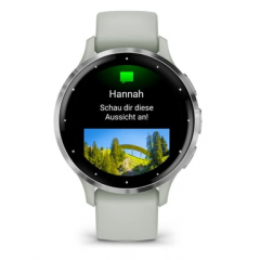 Garmin - Garmin Venu 3S 3,05 cm (1.2") AMOLED 41 mm Digital 390 x 390 Pixeles Pantalla táctil Gris, Plata Wifi GPS (satélite) - Nuevo