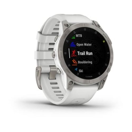 Garmin - Garmin epix Gen 2 3,3 cm (1.3") AMOLED 45 mm Digital 416 x 416 Pixeles Pantalla táctil Blanco Wifi GPS (satélite) - Nuevo