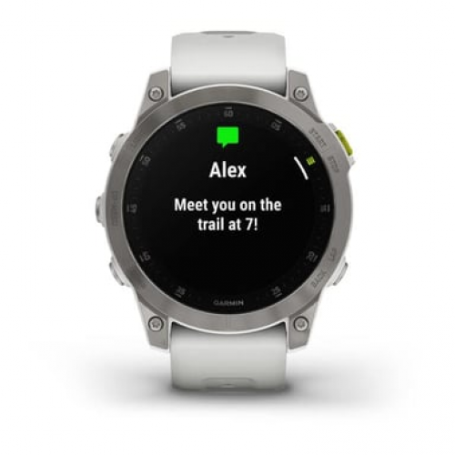 Garmin - Garmin epix Gen 2 3,3 cm (1.3") AMOLED 45 mm Digital 416 x 416 Pixeles Pantalla táctil Blanco Wifi GPS (satélite) - Nuevo
