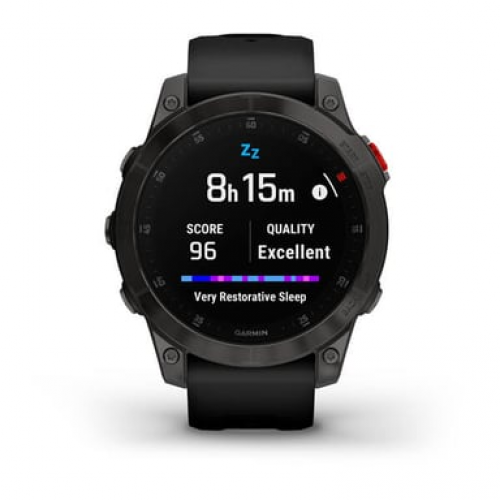 Garmin - Garmin epix (Gen 2) 3,3 cm (1.3") AMOLED 22 mm Digital 416 x 416 Pixeles Pantalla táctil Negro Wifi GPS (satélite) - Nuevo